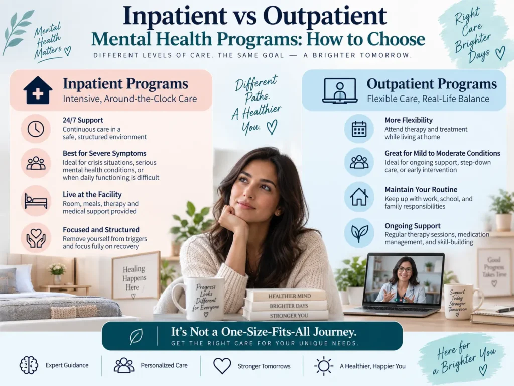 Inpatient vs Outpatient Mental Health Programs